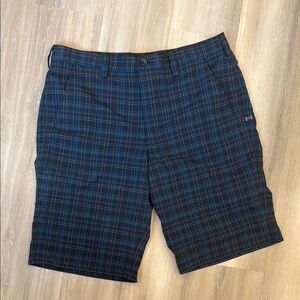 Under Armour Blue Flat Front Tailored Shorts
